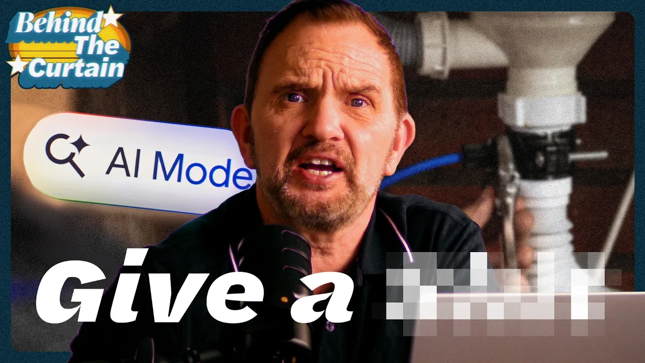 AI Is Picking Your Plumber Now? — YouTube thumbnail